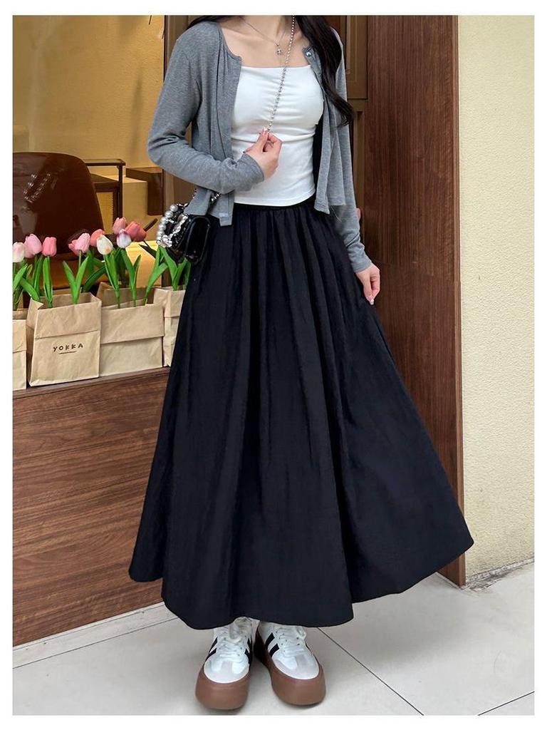 End-of-Season Clearance: 90% Off - Women's Pink Yamamoto High-Waisted A-Line Summer Skirt, Petite Fit (2025 Collection)