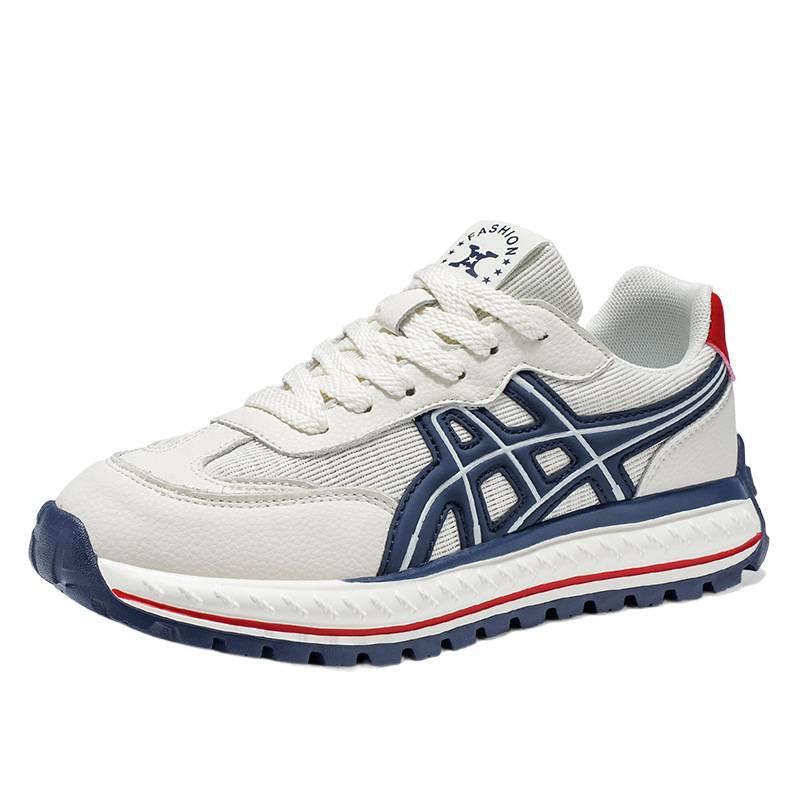 Retro Lightweight Casual Dad Shoes Four Seasons New Korean Version Platform Sports Shoes Round Head Lace-up Casual Sports Shoes