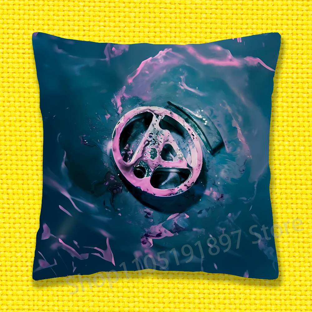 Emily A-Armstrong L-Linkin P-Park Kuddfodral För 30x30cm 40x40cm 45x45cm 50x50cm 55x55cm Fyrkantigt Soffkuddfodral Överdrag