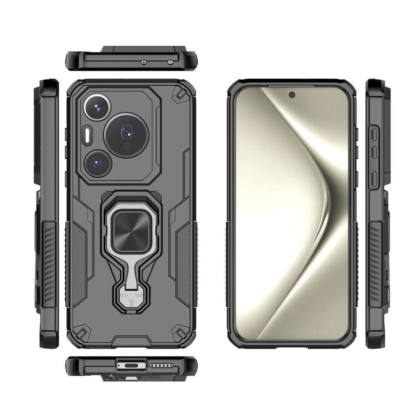Anti-Slip Case For Huawei Pura 70 Pro Magnetic Suction Stand Phone Holder Cover Huawei Pura 70 Case For Huawei Pura 70 Pro Case