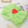 Yousheng Large Plush Velvet Bow Giant Green Decorative Bow with Long Tail Christmas Tree Topper Decoration for Room Backdrop Wedding Birthday Party
