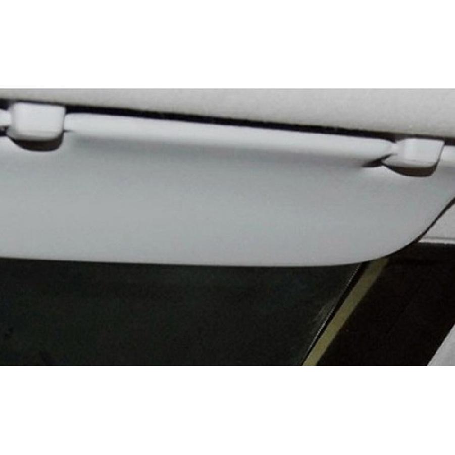 2x Grey Color ABS Car  Side Sun Visor Clip Buckble  For BMW Mini R55 R56 07-14