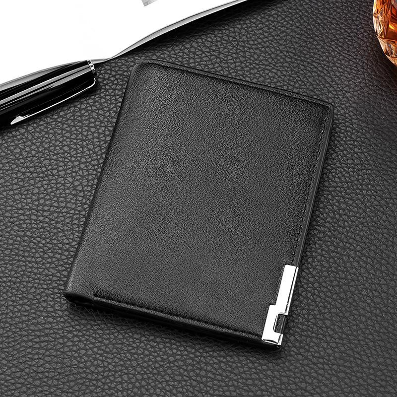 Men's Stylish Business Wallet - Large Capacity, Multi-Card Slots, Ticket Clip, Card Holder for Young Professionals