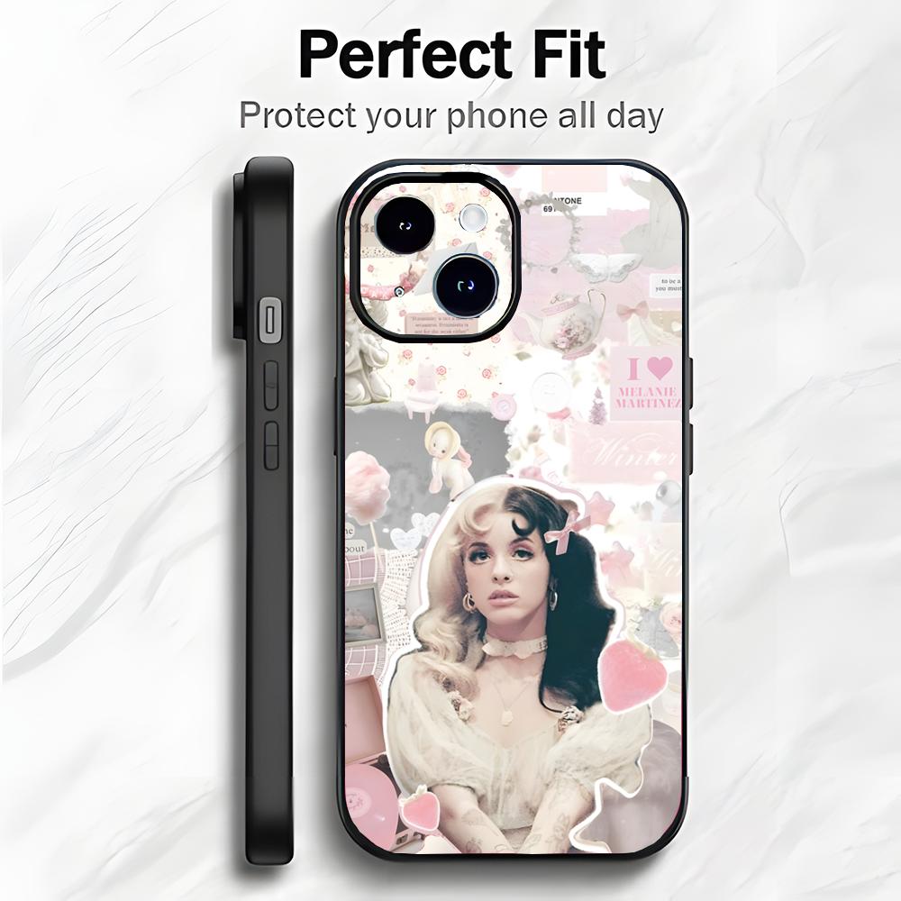 Quirky Pop American Singer M-Melanie Martinez Phone Case Phone Case Soft Packaging Lightweight For iPhone17 16 15 14 13ProMax