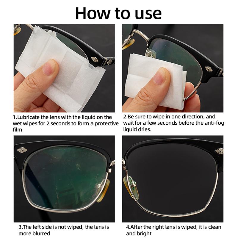 Japan Anti-fog Eye Wipes, Cleaning Towels, Disposable Glasses Cloth, Eye Lens Cleaning Artifact, Dust-free Cloth, Wipe Glasses