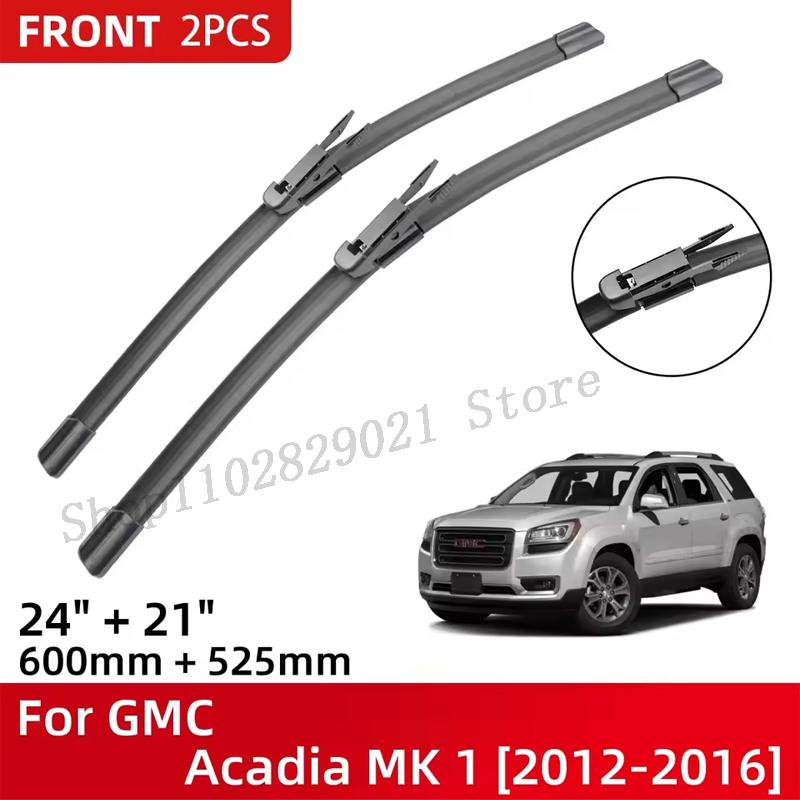 

Front Wiper Blades For GMC Acadia MK 1 2012-2016 Windshield Windscreen Window 24 +21 2012 2013 2014 2015 2016 чёрный