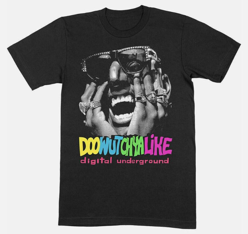 

Digital Underground Doowutchyalike Slim Cotton Black S234XL Unisex TShirt Unisex T-Shirt XXL