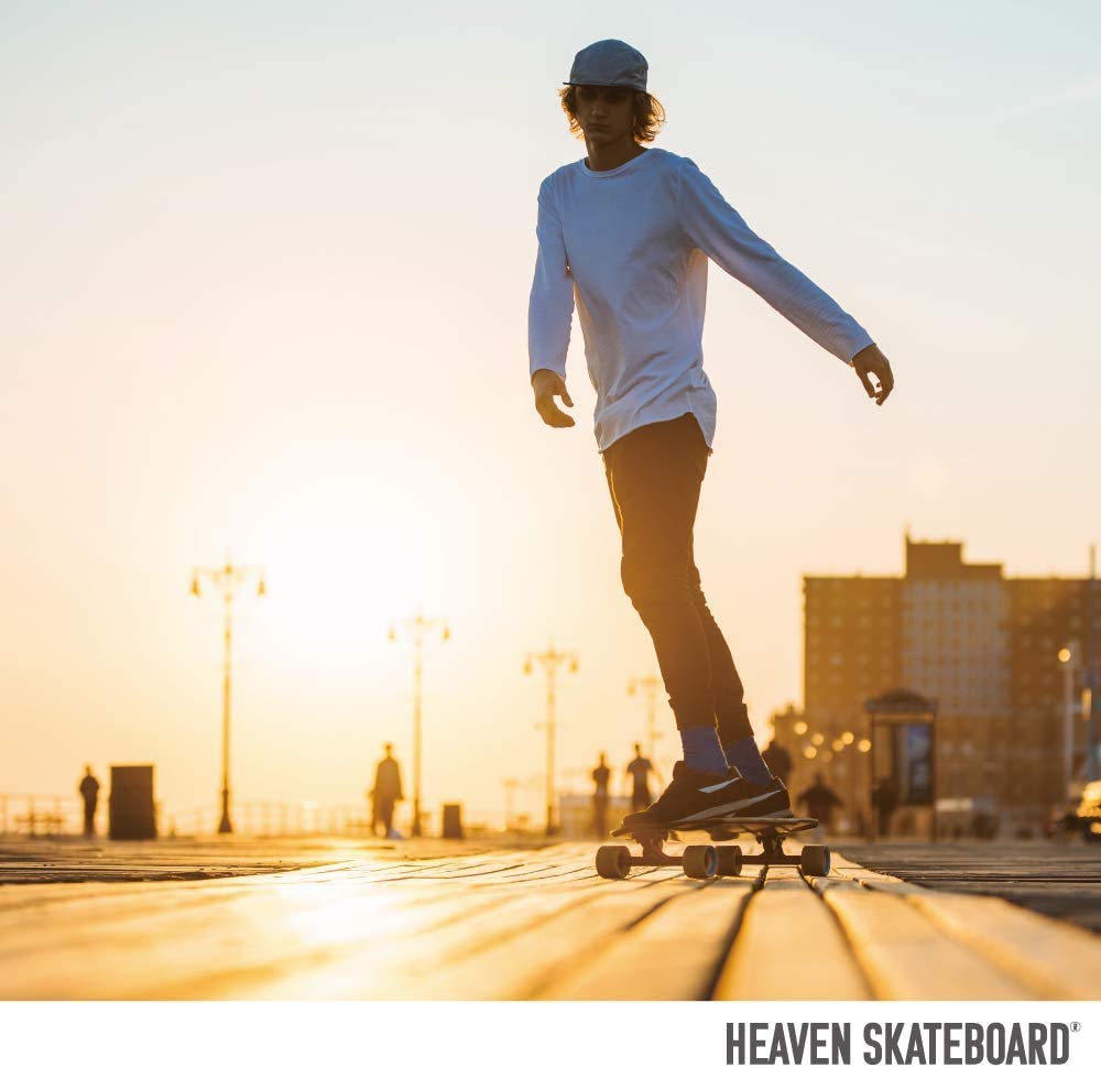 HEAVEN SKATEBOARD WAVE Heaven long skateboard specifikace WAVER TRUCK Pro trénink snowboardingu a surfování Pro učení ostrých zatáček Dlouhý