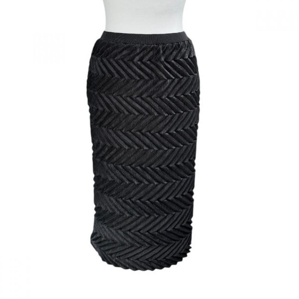 Specchio Pleated Skirt Zigzag 441 238