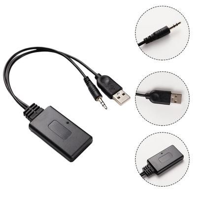 Universeller Auto Drahtloser Bluetooth-kompatibler Empfänger USB 3,5 mm Aux Medien Bluetooth Musik-Player Audiokabel Adapter