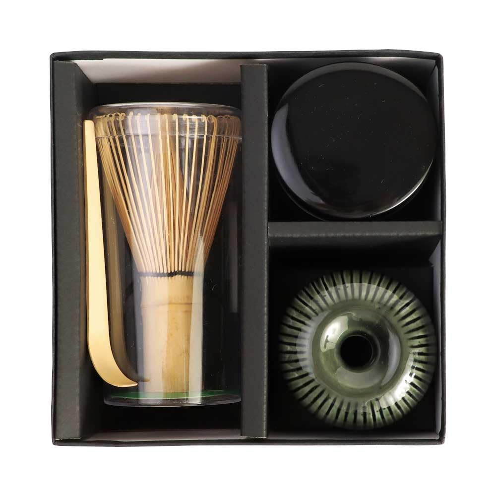 Yamaco Matcha Tea Ceremony Goods Set 788521 Tea Ceremony Utensils 4-Piece [Japanese Set]