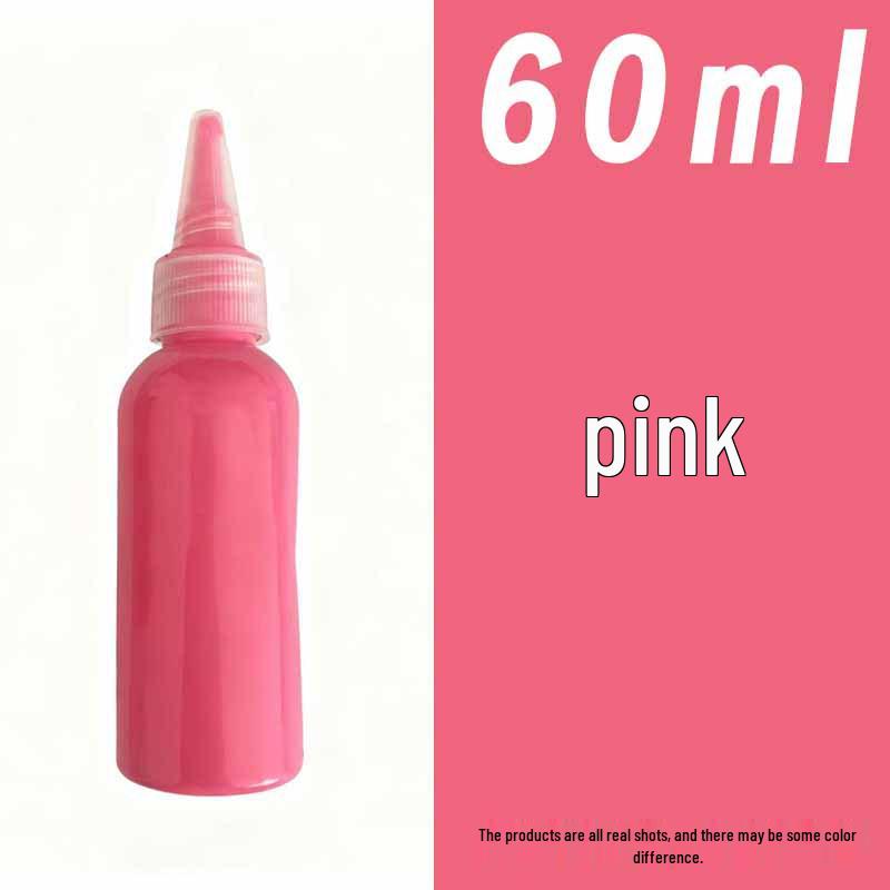 60ml Acrylic Paint Set for Kids - Pointed Bottle for DIY Plaster Dolls & Wall Texture Painting