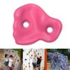 10 PZ Presa Arrampicata Roccia PE Ergonomica Confortevole Sensazione al Tatto Maniglie Parete Arrampicata per Interno Esterno Rosato