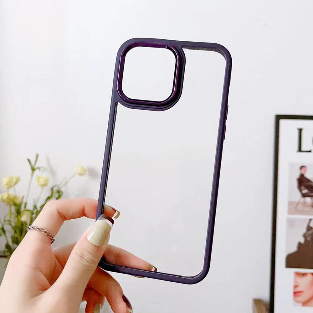 Phone Case for iPhone 11 13 16 Pro Max iPhone 14 15 Pro Max 12 13 Pro Max 16 Plus 13 Pro 14 Pro XR XS Max Acrylic High-transparency Mobile Phone Case