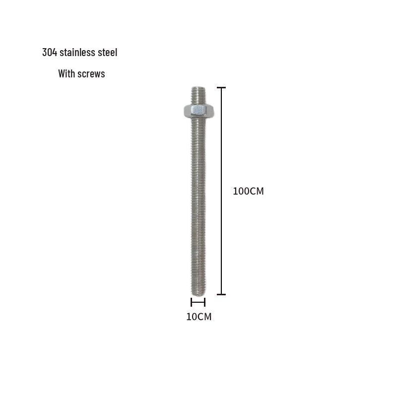 304 Stainless Steel M8/M10 Threaded Rod Bolt Stud