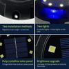Colorful 12LED Solar Power Disk Light Outdoor Garden Solar Underground Light Deck Light Buried Solar Led Lamp Garden Decor