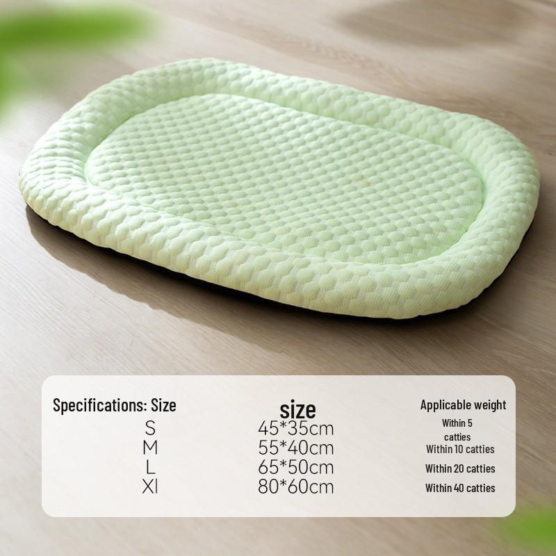 Breathable Removable Dog & Cat Nest: Latex Cushion Sofa Bed, Small Pet Sleeping Pad, Spring/Summer-Ready.