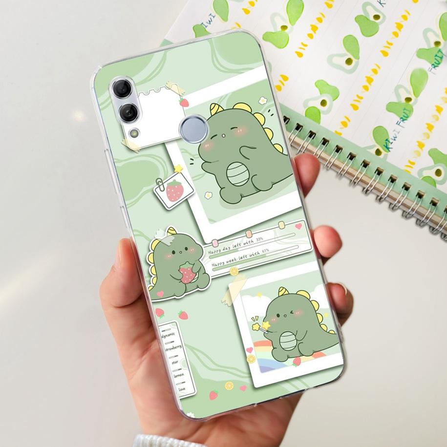 For Honor 10 Lite Case Honor 10i Shockproof Cover HRY-LX1T HRY-LX2 Stylish Flower Soft Silicone Clear TPU Funda For Honor10 Capa