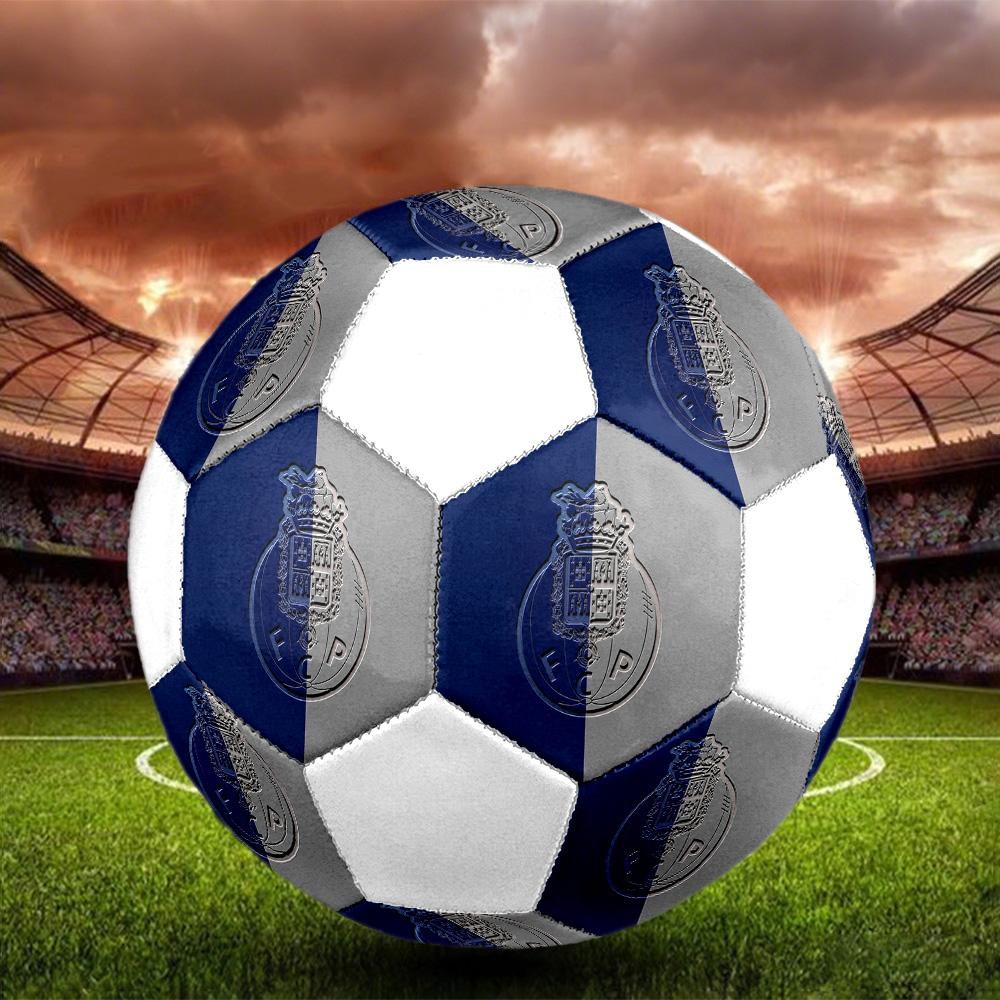 1PC FC Porto Portugal Size 5 Soccer Ball PrahaIndoor Soccer Ball Colorful All Ages Machine Stitched PVC Competition Ready Durable High-Bounce