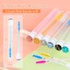 60 Pcs Colorful Lash Disposable Mascara Brushes Diamond Eyelash Spoolies Makeup Brush Mascara Wand In Sanitary Tube Lash Supplies