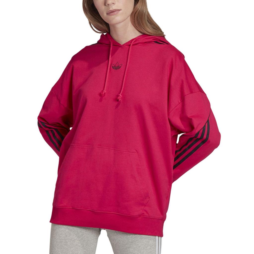 adidas Originální prodyšný hooded pulovr Sportovní ležérní mikina Dámská mikina FM1955