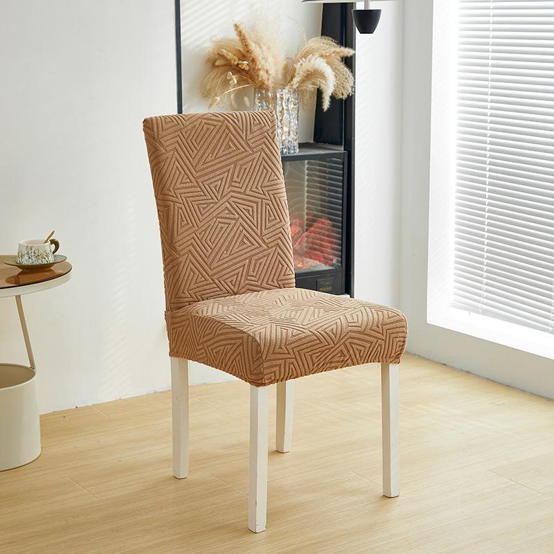 

Утолщенный чехол на стул без юбки, полностью облегающий, эластичный, со спинкой и сиденьем, защитный чехол для обеденного стула, бытовой Universal Chair Cover