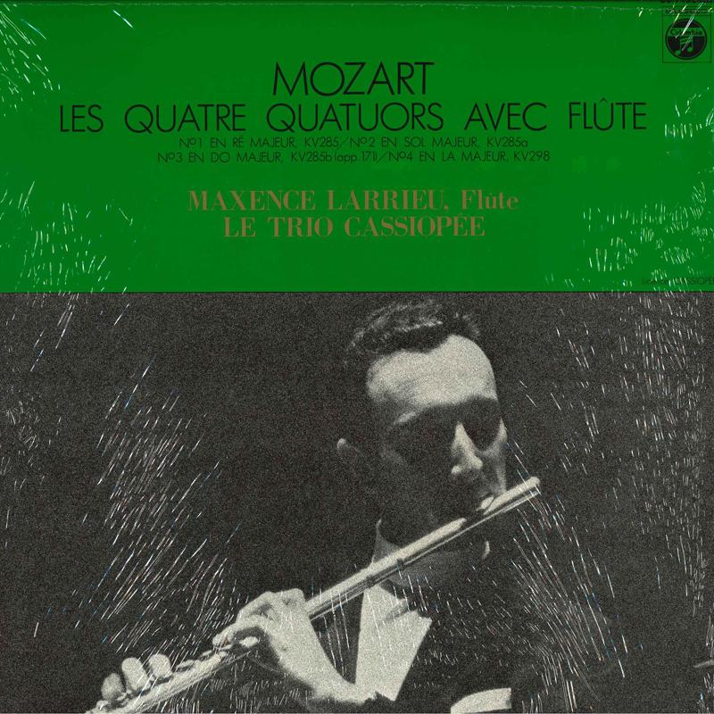

LP Record W.A MOZART MAXENCE LARRIEU LE TRIO - Les Quatre Quatuors Avec Flute OC7152AX COLUMBIA 1978 Japan Classical Used