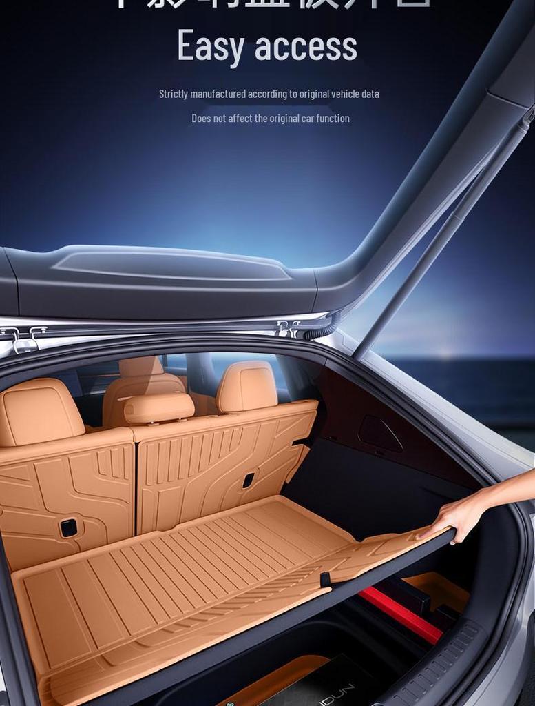 iCAR V27 TPE Trunk Mat for Chery: Interior Decorative Floor Mats
