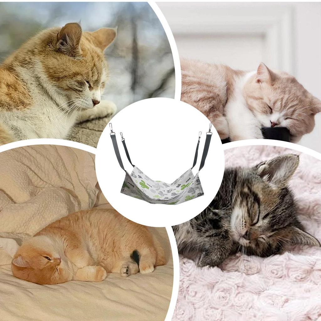 Cat Hammock Breathable Soft Pet Supplies Winter Indoor Cat Swing Hammock For Kitten Ferret Bunny Hamster Mice Home Outdoor