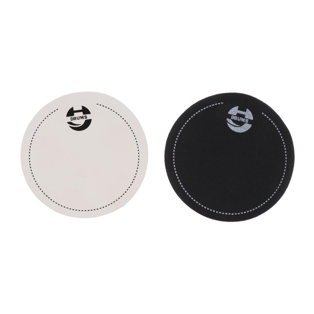 3 Drum Patch Drumhead For Percussion Instrument Parts, White