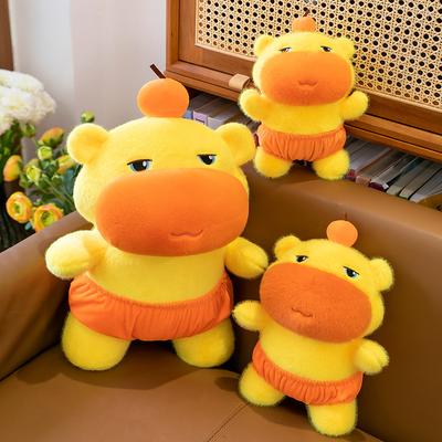 Popular Little Capybara Lulu Doll Super Cute Emoji Lulu Plush Doll Funny Valentine's Day Gift