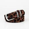 Women's Leopard & Snake Print Double Ring Buckle Belt - Versatile European & American Style