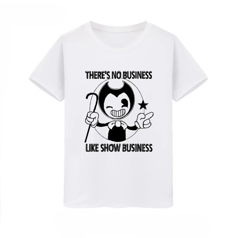 Anime Bendy And The Ink Machine Oversized T Shirt Unisex Unisex 100 Cotton Summer Crewneck Short Sleeve Funny Tshirt Graphics Tees