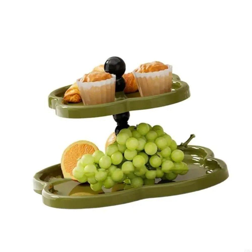 Retro Jewelry Display Rack Flower Shape Cupcake Serving Stand Tiered Serving Trays  Living Room