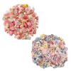 50/100Pcs Artificial Flower Head Assorted Color Size Realistic Reusable DIY Crafts Garland Wedding Bridal
