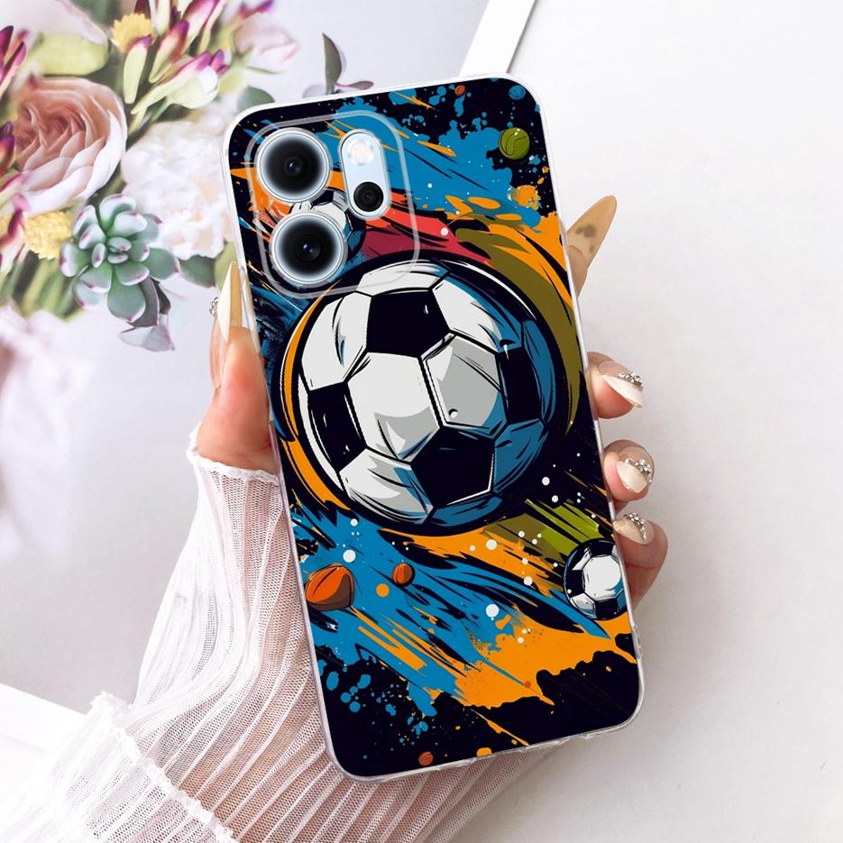 For Oppo Reno 14 Pro Case Reno14 F 5G Colorful Flowers Painted Cover Soft Slim Phone Case For Oppo Reno 14F Reno14 FS Pro Fundas
