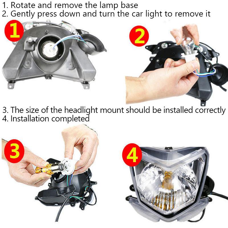 1Pc Angel Eye 30W H4 Led Motorcycle Headlight Ba20D Hs1 H6 Scooter Motorbike Headlamp Light Bulb Drl Accessories 12V-80V