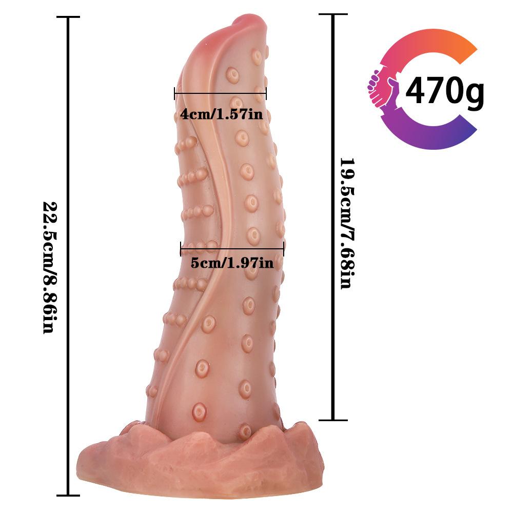 Woman Liquid Silicone Eggless Penis Butt Plug SM Couples Sex Adult Products