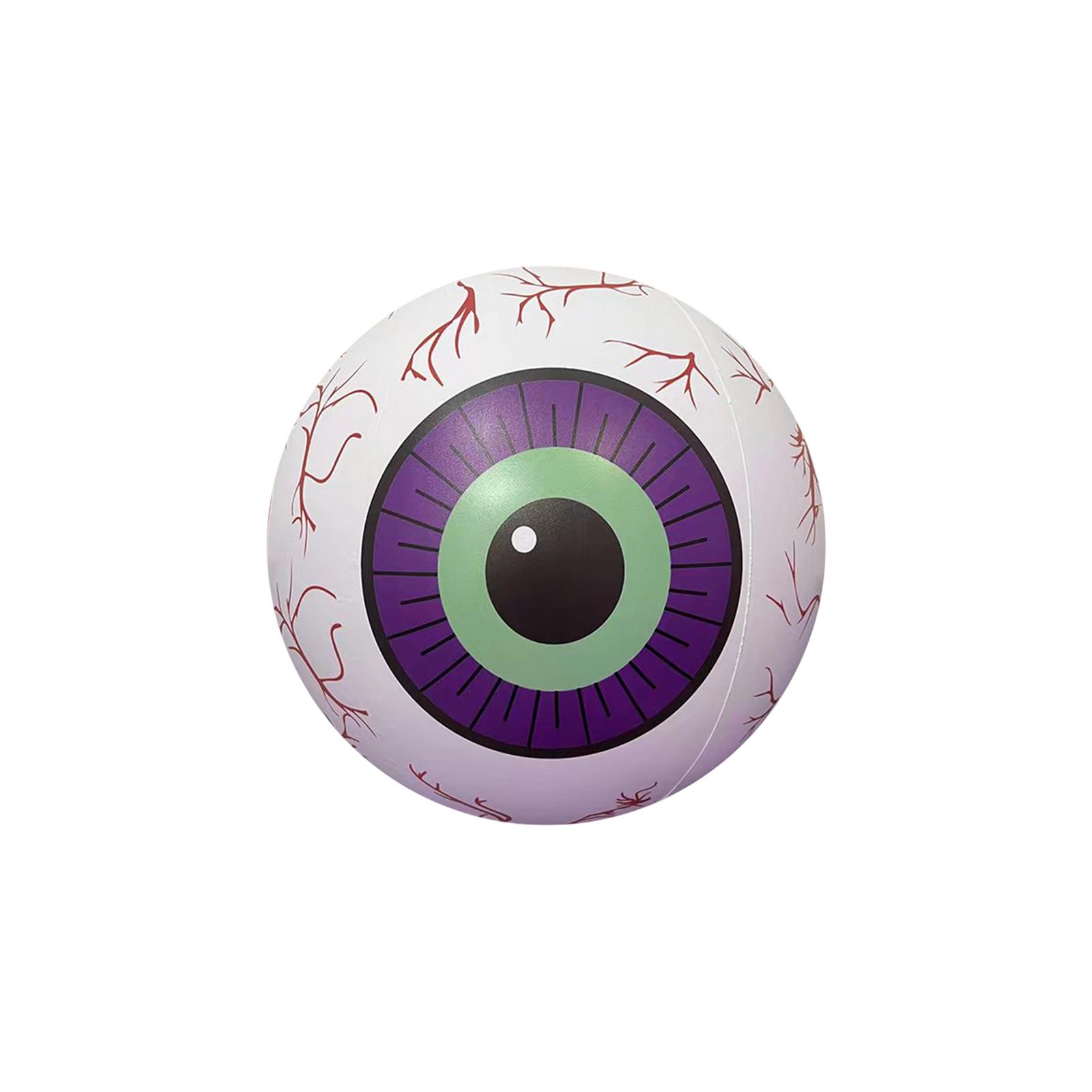 Inflatable Glowing Eyeball Yard Decoration for Outdoor Halloween Party Event Indoor and Outdoor Scene Setup