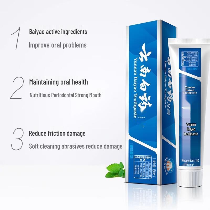 Yunnan Baiyao Peppermint Toothpaste