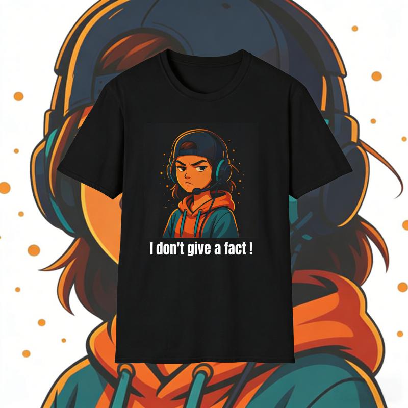 2025 Gamer Girl Avatar TShirt Retro Neon Headphones Portrait 100 Pure Cotton Printed Tshirt Avatar Breathable Tshirt