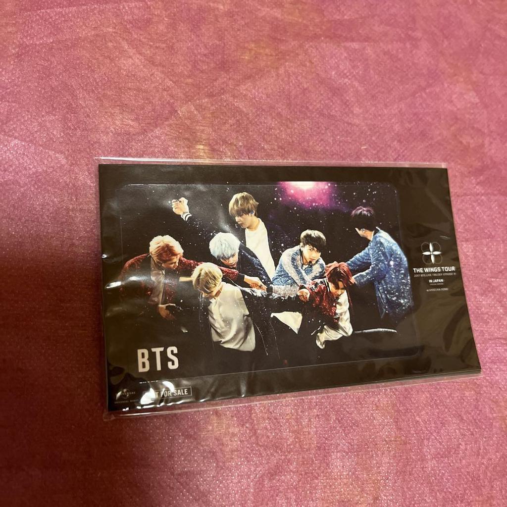 [USED] BTS Sticker THE WINGS TOUR Purchase Bonus Not for Sale