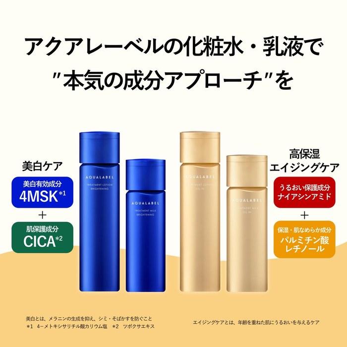 [AQUALABEL] Treatment Lotion (Oil-In) Moist 170mL Retinol Palmitate, Niacinamide, Toner, Anti-Aging Care. Released Feb. 2024.