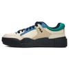 Blocks Fabric Synthetic Leather Low Top Sneakers Women Sneakers Light-Blue Green F12W312209FAD