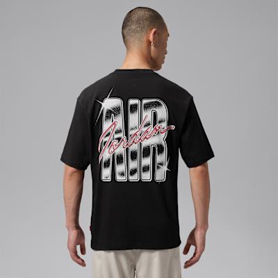 Jordan T Shirts Unisex Black Crew Neck S