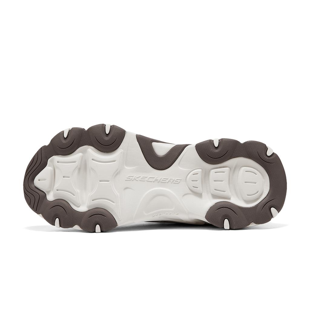 Skechers DLites 5.0 Panda Shoes Comfortable Versatile Shock Absorbing Durable Supportive Lightweight Increased Height Low Top Dad Shoes 232496-NTBR