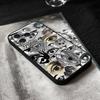 Vintage Evil Eyes Phone Case Black Silicone Soft Shell For IPhone 17 16 15 14 13 12 11 Air Pro Max Plus Hot Sale