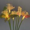Colorful/Warm Solar Butterfly Flower Lights Fiber Optic LED Garden Stake Lights Waterproof Outdoor Decor for Yard Lawn Patio 2pack
