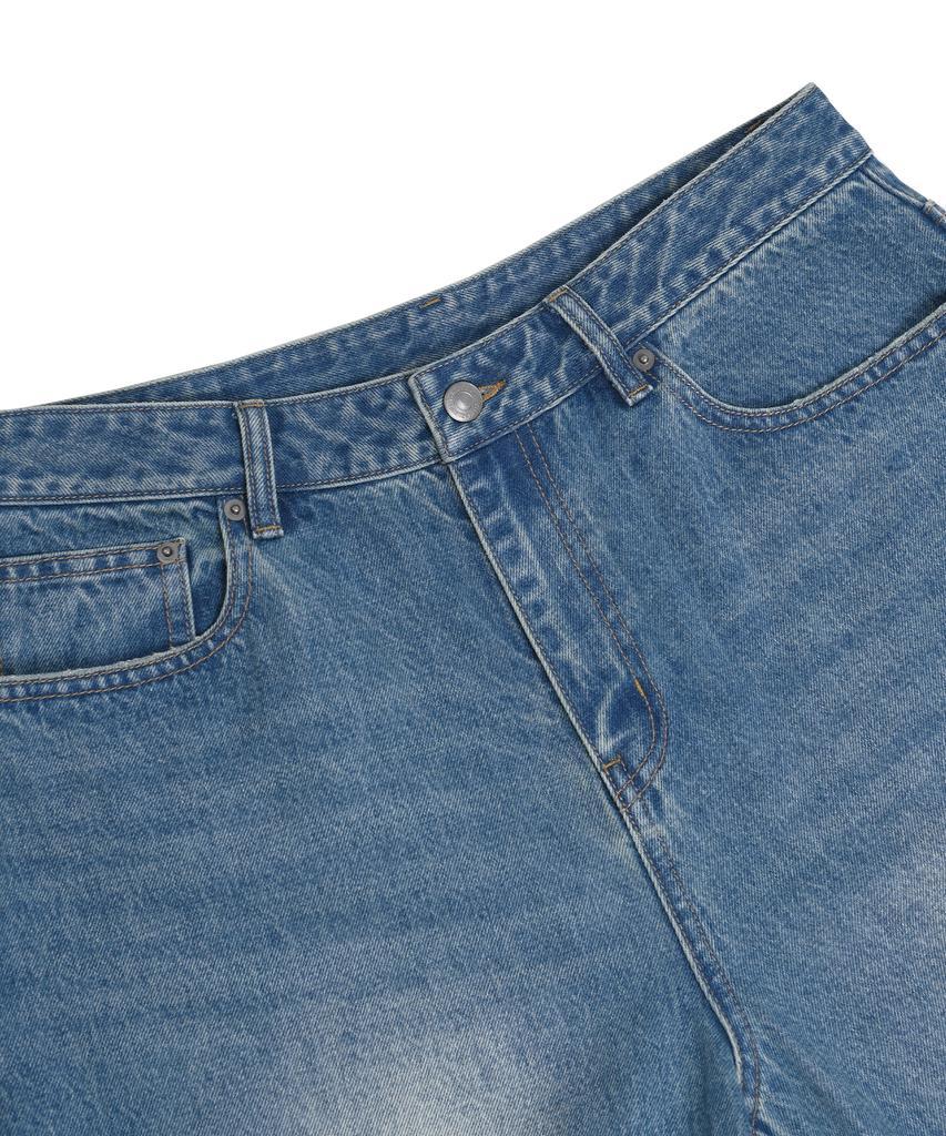 YALE Women'S Straight Denim Pants_Blue