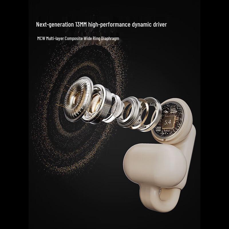 NANK Clip Pro Open-Ear Clip-on True Wireless Bluetooth Earbuds